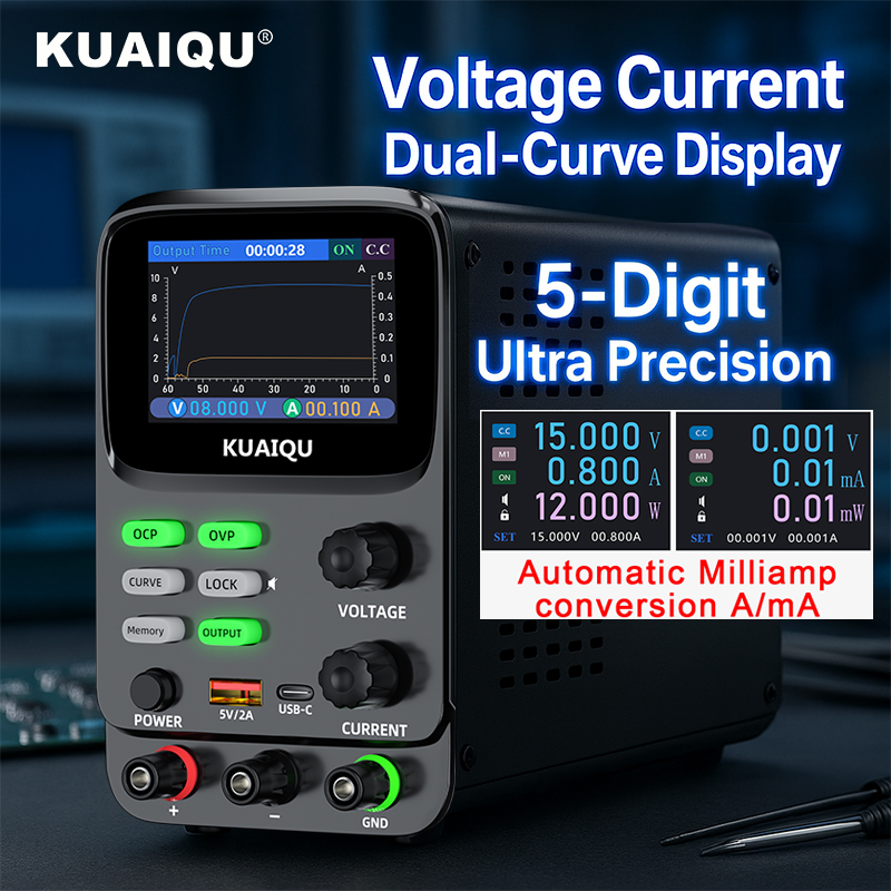 High Precision Dc Power Supply 30V 10A - Alimentation d'alimentation réglable ultra-précision à 5