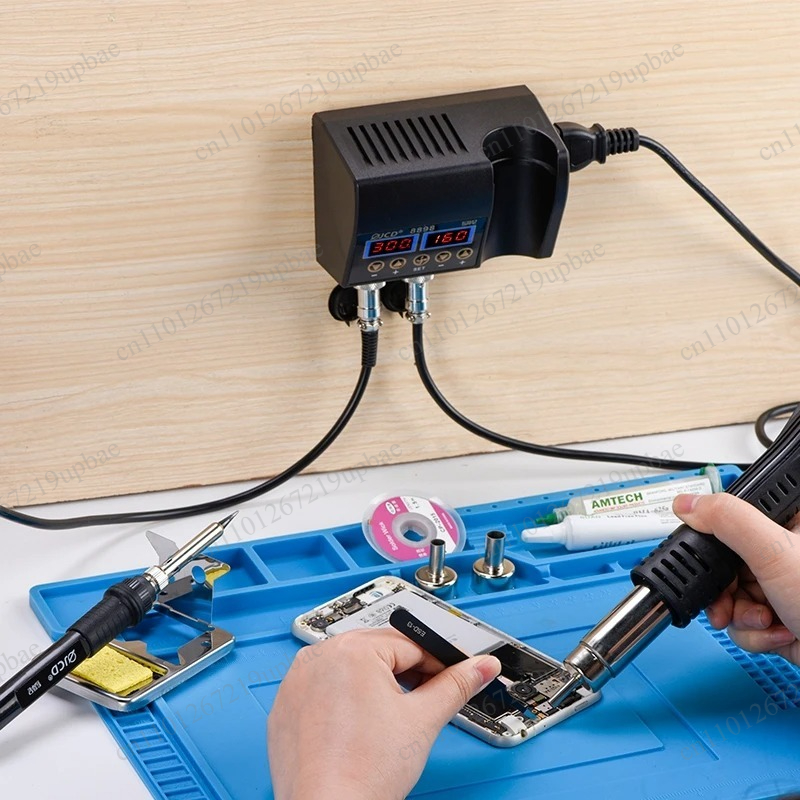 2 In 1 Soldering Rework Station 750W - Station de soudage numérique LCD 2-en-1