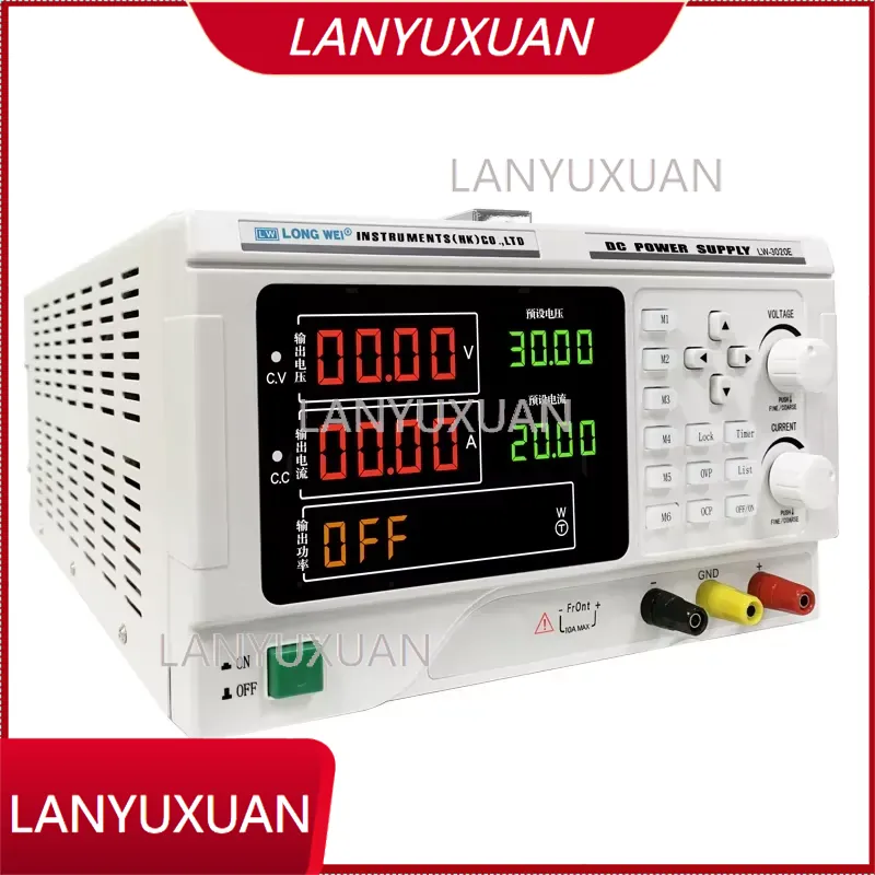 High Precision Dc Power Supply 30V 10A - Alimentation CC programmable réglable à sortie