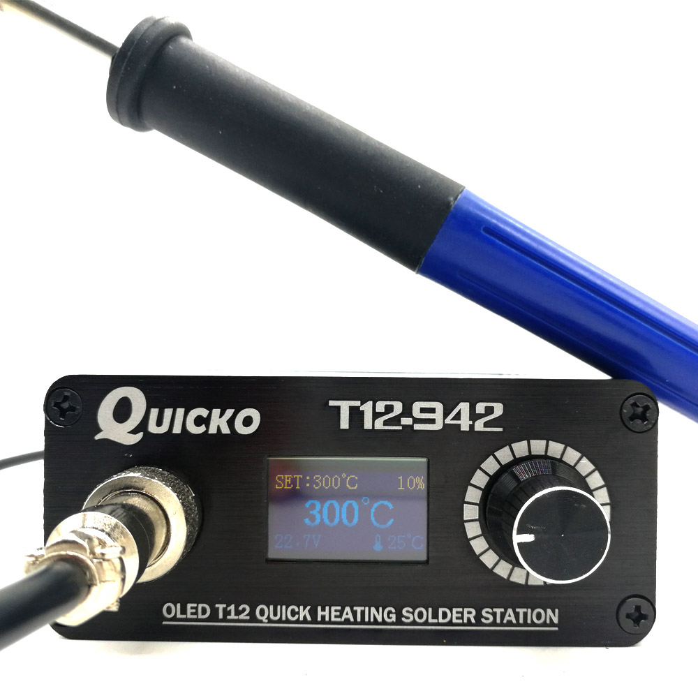 T12 Soldering Station Oled - QUICKO MINI T12 STC OLED station