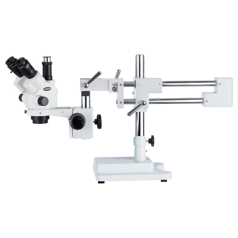 Trinocular Stereo Microscope 7X-45X - Microscope stéréoscopique trinoculaire AmScope série SM-4
