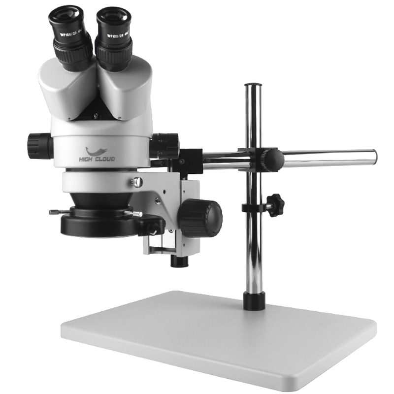 Trinocular Stereo Microscope 7X-45X - Microscope trinoculaire stéréo à n'aime continu,