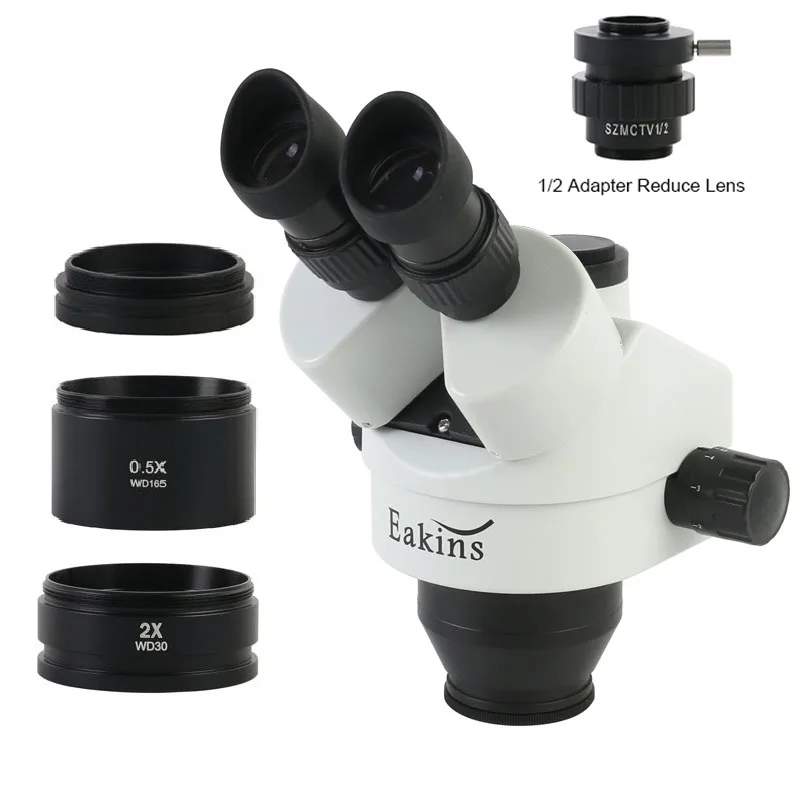 Trinocular Stereo Microscope 7X-45X - Microscope trinoculaire stéréo 7X 90X, oculaire