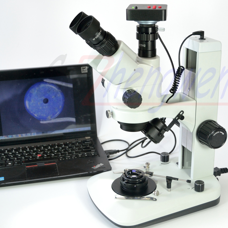 Trinocular Stereo Microscope 7X-45X - FYSCOPE 3,5X-90X 7X-45X Microscope à zoom