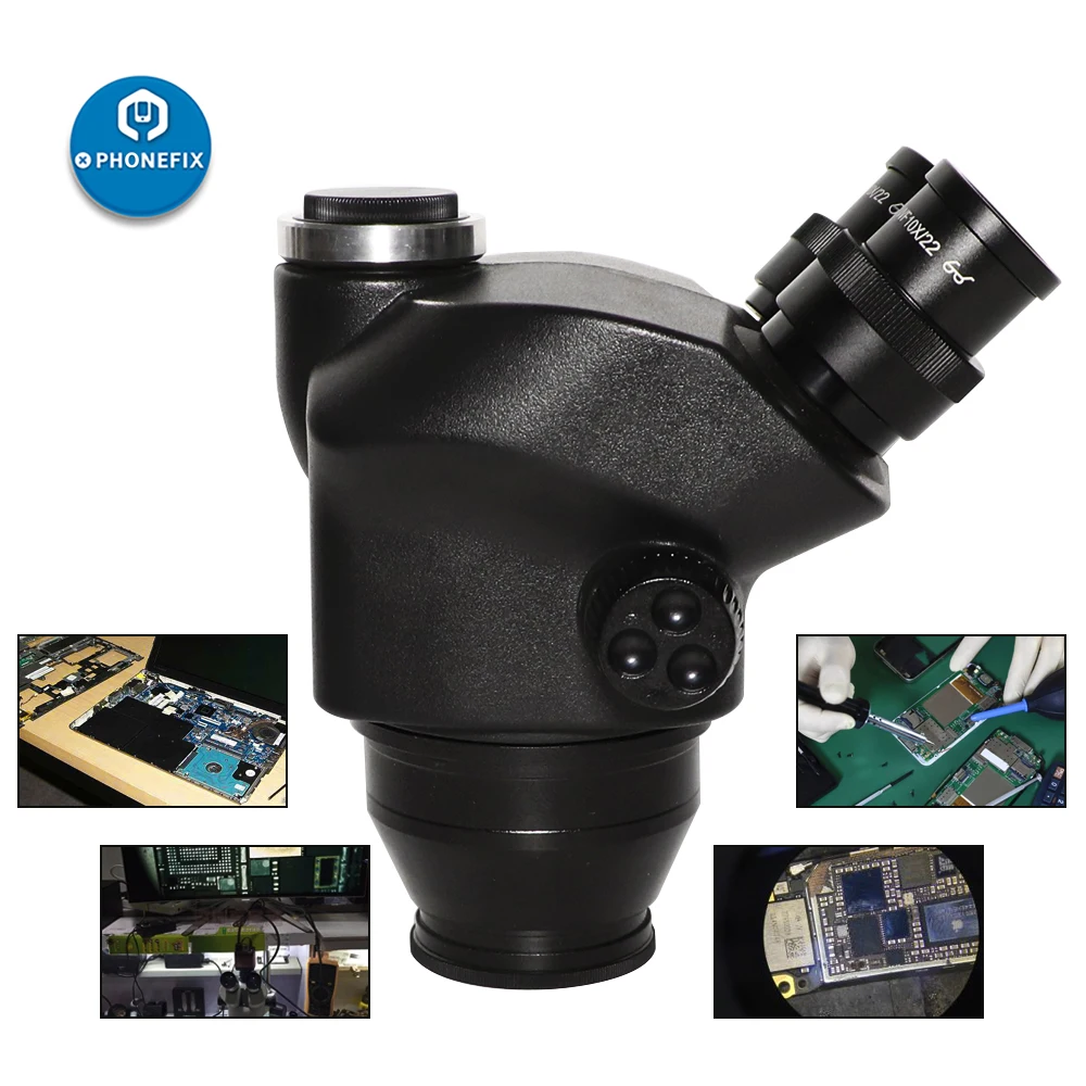 Tête de microscope électroniqu - Trinocular Stereo Microscope 7X-45X avis et prix
