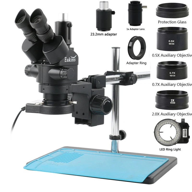 Ensemble de microscopes stéréo - Trinocular Stereo Microscope 7X-45X avis et prix