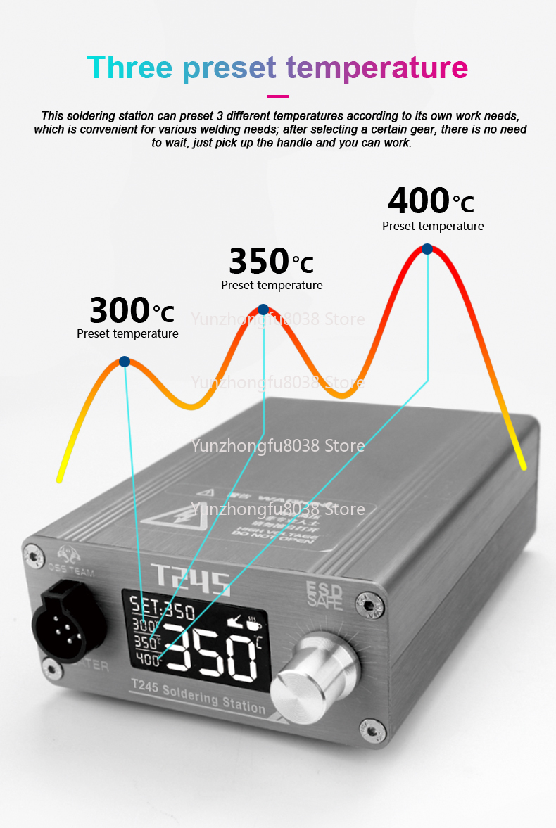 Station de soudage T245 130W 3 - C245 Soldering Station 130W avis et prix