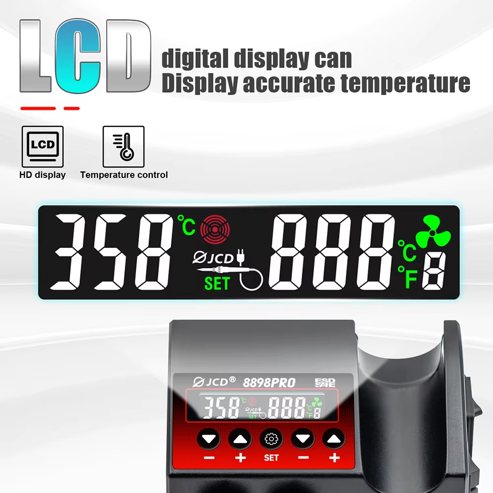 JCD nouvelle mise à niveau 2 e - 2 In 1 Soldering Rework Station 750W avis et prix