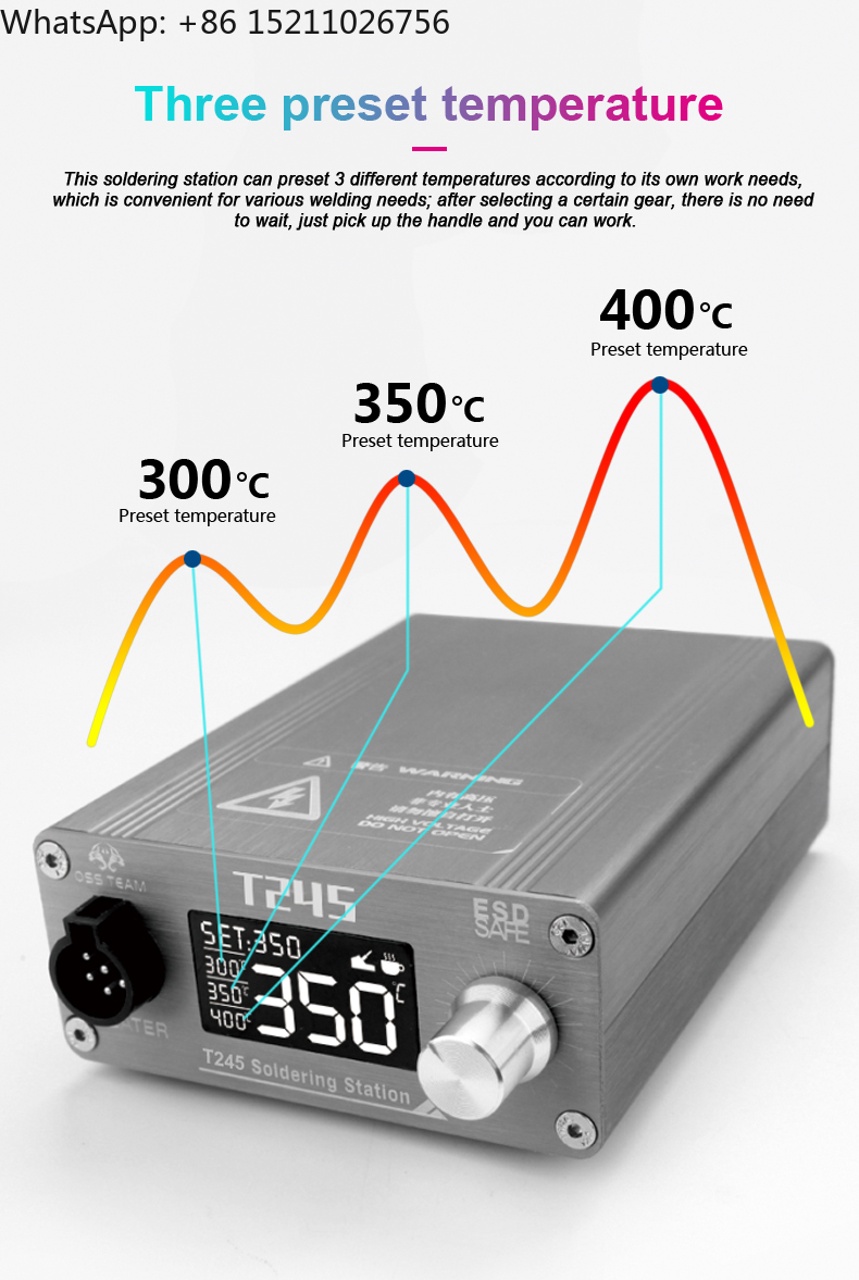 Station de soudage OSS T245 13 - C245 Soldering Station 130W avis et prix