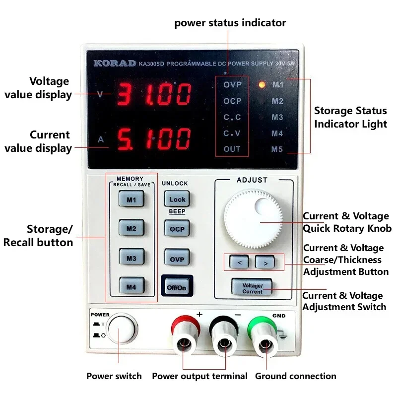 Alimentation électrique linéai - High Precision Dc Power Supply 30V 10A avis et prix