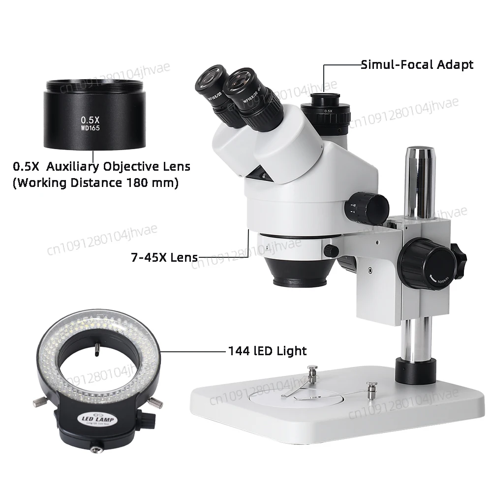 2025 nouvelle Photo réelle 3.5 - Trinocular Stereo Microscope 7X-45X avis et prix