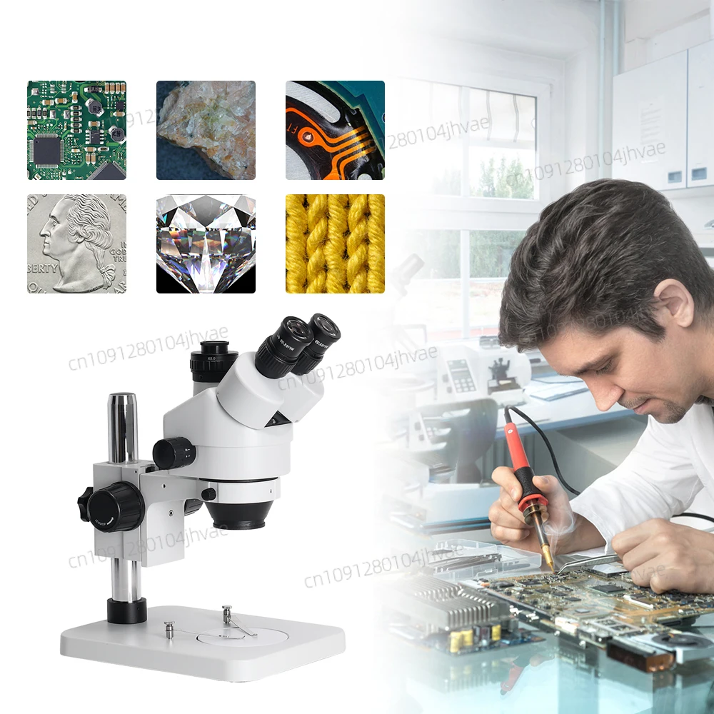 2025 nouvelle Photo réelle 3.5 - Trinocular Stereo Microscope 7X-45X avis et prix