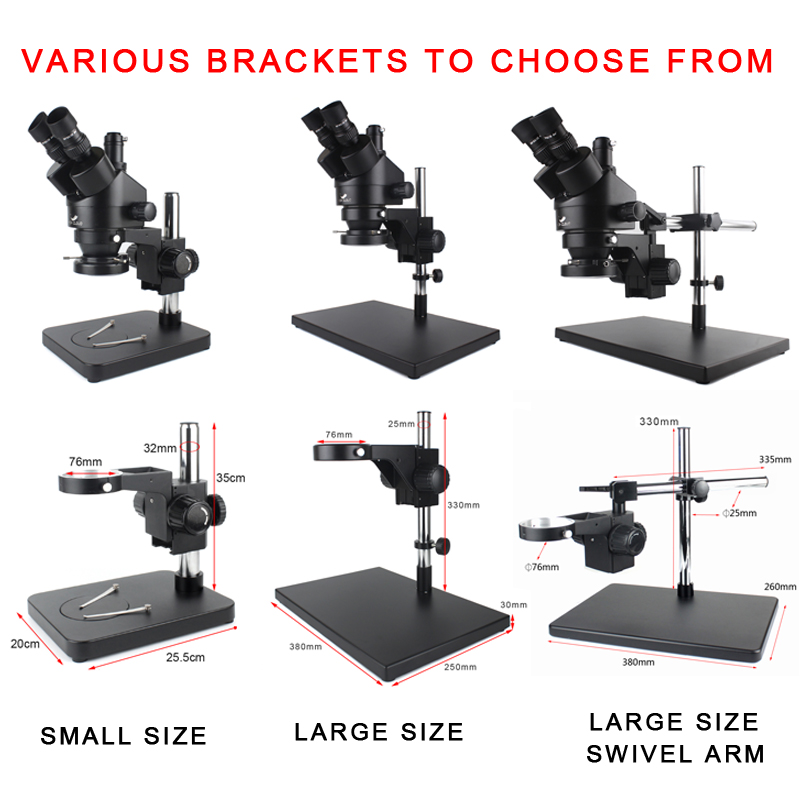 Microscope trinoculaire stéréo - Trinocular Stereo Microscope 7X-45X avis et prix