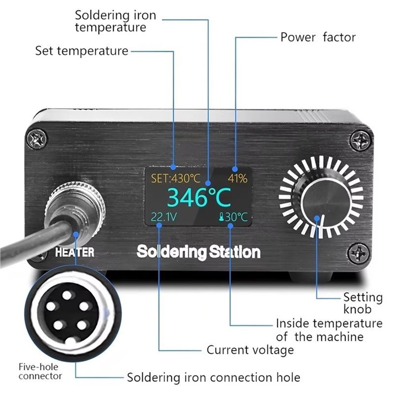 Station de soudage numérique p - T12 Soldering Station Oled avis et prix