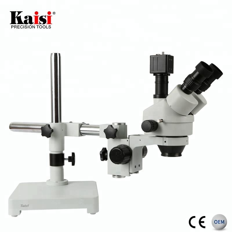 Microscope trinoculaire stéréo - Trinocular Stereo Microscope 7X-45X avis et prix