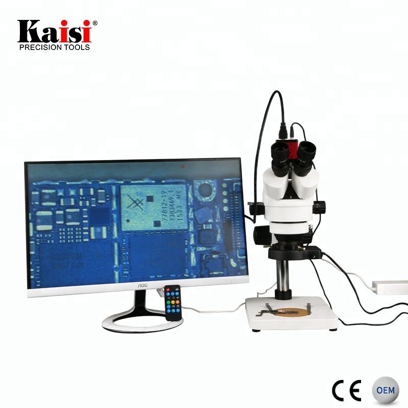 Microscope trinoculaire stéréo - Trinocular Stereo Microscope 7X-45X avis et prix