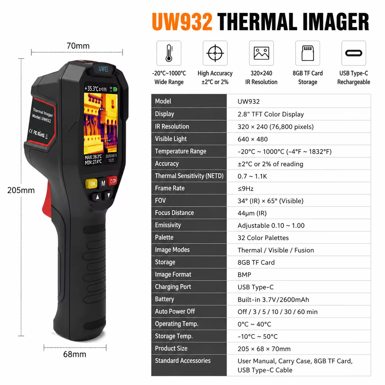 Caméra thermique portative 32x - Thermal Imaging Camera Pcb Repair avis et prix