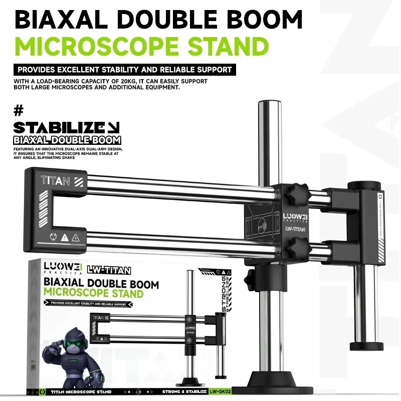 Support de microscope bi-axial - Articulating Arm Boom Stand Microscope avis et prix