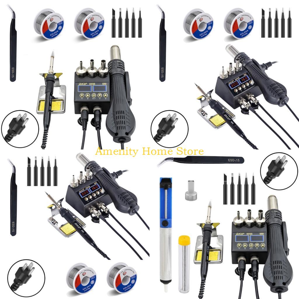F26C 2 en 1 fer à souder Stati - 2 In 1 Soldering Rework Station 750W avis et prix